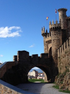 Knights Templar castle at Ponferrada